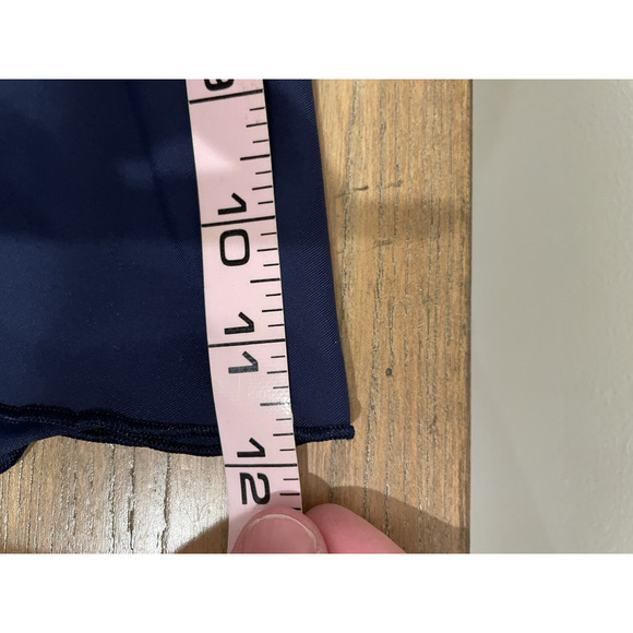 Lands End Swim Skirt Womens 6 Swimsuit Navy Mini Flounce Beach Pool Tropical - Picture 5 of 6